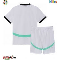 Camiseta Austria Visitante Equipación para niños Eurocopa 2024 manga corta (+ pantalones cortos)